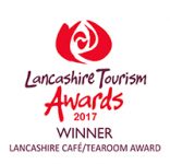 Lancashire Tourism Awards 2017 winners logo LANCASHIRE CAFÉ-TEAROOM AWARD
